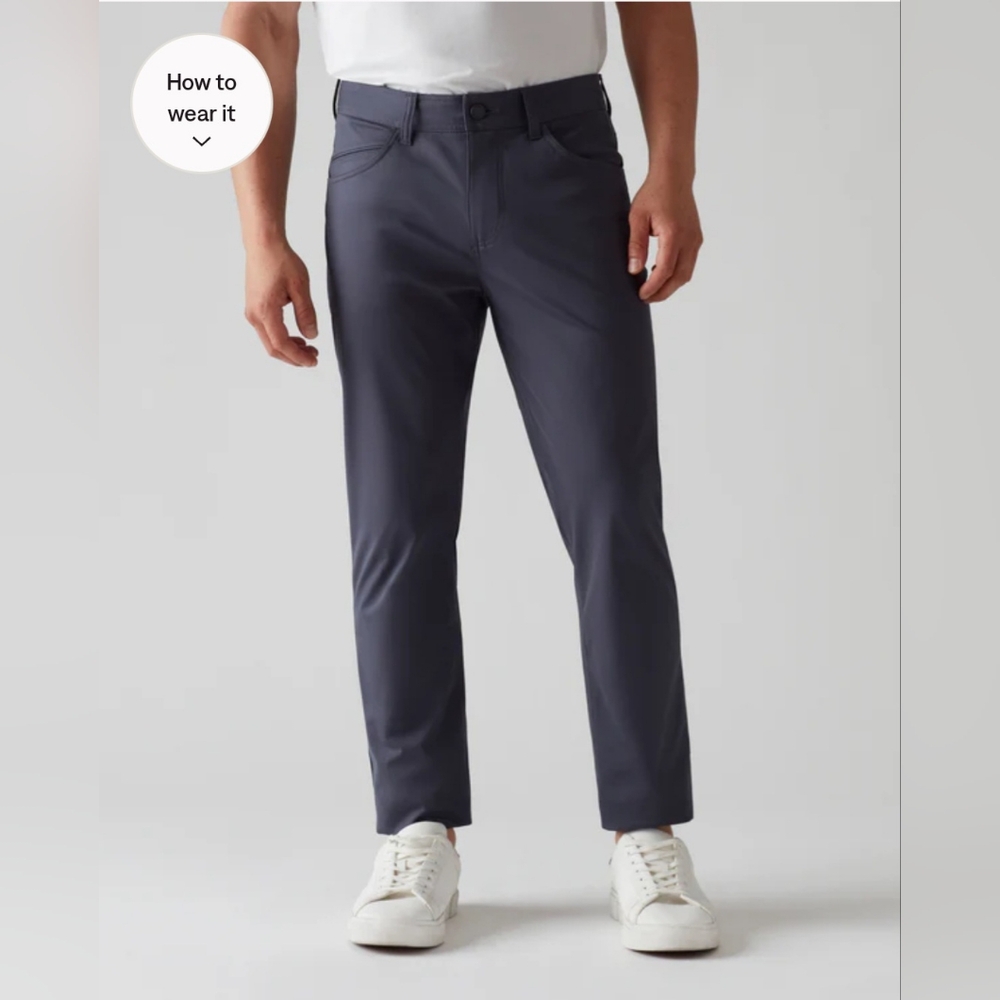 Rhone Commuter Five Pocket Pant Slim Straight.